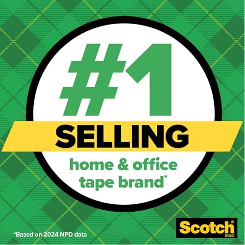 Scotch Magic Tape, Invisible, 6 Rolls