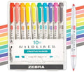 Zebra Pen MILDLINER Highlighter, Refresh and Friendly, Dual Tip, 10-Pack