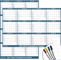 32" x 48" 2027 Wall Calendar 12 Month, Rolled Wet & Dry Erase Calendar