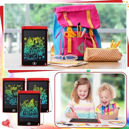 Zhehao 32 Pcs LCD Writing Tablet for Kids 8.5" Erasable Doodle Board