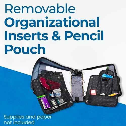 Case-it Dual Binder | 1.5" D-Rings | 600-Sheet | Dual-101 Fire Engine Red