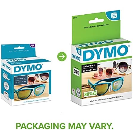 DYMO Authentic LW Price Tag Labels DYMO Labels for LabelWriter Printers White 15/16" x 7/8" 1 Roll of 403