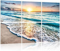 Acoustic Panels Beach Art, Sound Proofing Wall Panels, Noise Absorbing