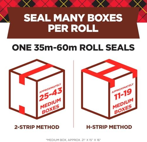 Scotch Commercial Grade Shipping Packaging Tape, 1.88" x 54.6 yd