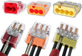 Ideal Electrical 30-1031 in-Sure Push-in Wire Connectors, 2-Port, 3-Port & 4-Port, 25 Each, (75 Pack)