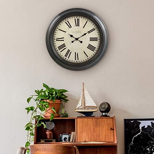 La Crosse Clock 404-2658 23-Inch Maxwell Quartz Wall Clock