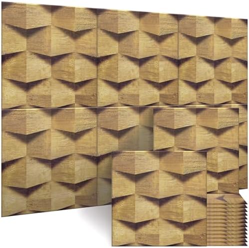 BUBOS 6 Pack Art Acoustic Wall Panels,70.8”x47.2”Self Adhesive for Home Decor