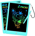 BUKEBU LCD Writing Tablet Doodle Board, Colorful Drawing Pad, Electronic Drawing Tablet, Drawing Pads,Travel Gifts for Kids Ages 3 4 5 6 7 8 Year Old Girls Boys (10.5 inch, Blue&Blue)