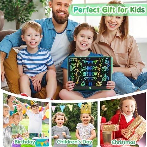 Hockvill 16 Inch LCD Writing Tablet, Toddler Doodle Board Toy Gift for Kids