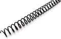 Binditek Plastic Spiral Binding Coils, 10 mm, 4:1 Pitch, Black, 200 Pack | Coil Binding Spines, 3/8", 75 Sheet Capacity, 48 Loops, for Letter-Size Reports, Presentations, School and Office Projects