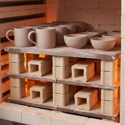 Nuanchu 8 Pack Kiln Post High Alumina Kiln Posts, 1 x 1 Inch