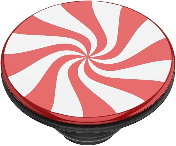 PopSockets Adhesive Phone Grip, Holder- Peppermint | Secure Comfortable Hold, Anti-Drop, Kickstand, Spinning, Spinner, Backspin, Christmas
