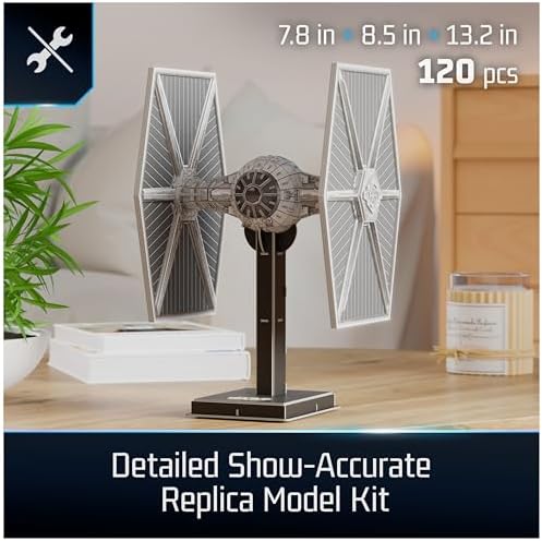 4D Build Star Wars Imperial TIE Fighter 3D Puzzle Model Kit for Adults