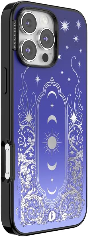 PopSockets iPhone 16 Pro Max Phone Case with MagSafe, Wireless Charging Compatible, Bookish - Mirror Curse Breaker