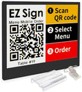 [Santek] EZ Sign NFC E-Paper Display – No Battery, Ultra-Thin 0.13”, Rewritable 4-Color Digital Display, App-Controlled (iOS/Android/PC), IP65 (Black, 4,2 inch)