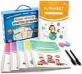 Magic Grooved Writing Books, Reusable Tracing Workbook for Kids Ages 3‑8