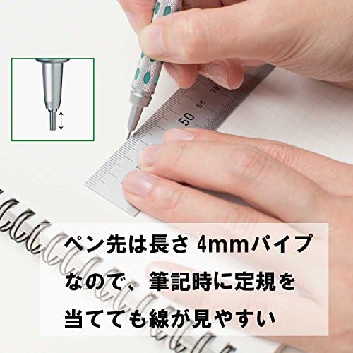 Pentel Graph Gear 1000 Mechanical Drafting Pencil 0.4mm Green (PG1014)
