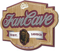 YouTheFan NCAA Officially-licensed FanCave 3D wall art - ready-to-hang, 3D multi-layered construction - floating wall mount design - Perfect fan gift