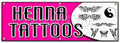 72" Henna Tattoos Banner Sign Natural Long Lasting Temporary Parlor Artist