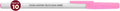 DISCOUNT PROMOS Custom Value Stick Pens Set of 10, Personalized Bulk Pack - Black Ink, Great for Office, School, Business, Tradeshows, Events - Pink