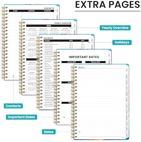 ZOTIA Planner 2026-2027 Jul 2026-Jun 2027 Academic Monthly & Weekly Planner