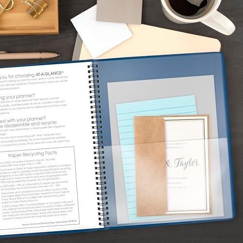 AT-A-GLANCE 2027 Appointment Book Planner, Weekly, 8.25" x 11", Blue (709402027)