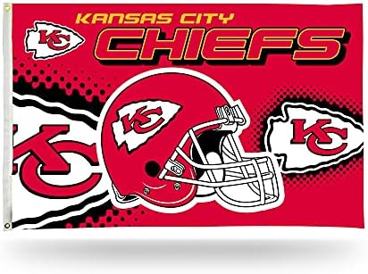 NFL Rico Industries Standard 3' x 5' Banner Flag Single Sided - Indoor or Outdoor - Home Décor