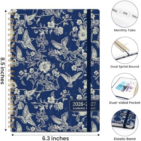 ZOTIA Planner 2026-2027 Weekly & Monthly Calendar Planner Jul 2026-Jun 2027