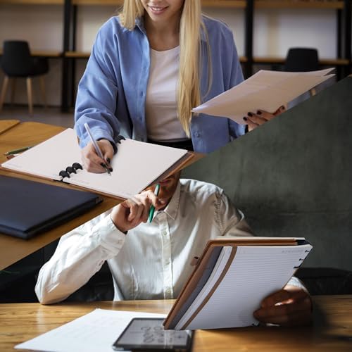 Yoment Refillable Notebooks for Work 5 Subject with Removable Dividers Tabs