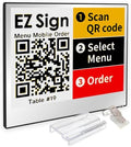 [Santek] EZ Sign NFC E-Paper Display – No Battery, Ultra-Thin 0.13”, Rewritable 4-Color Digital Display, App-Controlled (iOS/Android/PC), IP65 (Silver, 4.2 inch)