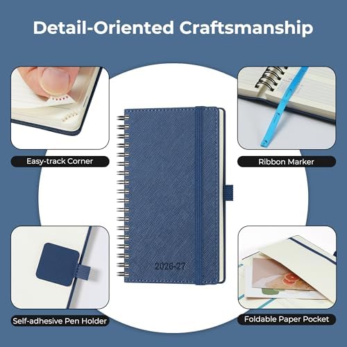 Planner 2026-2027 Daily Daily Weekly and Monthly,6.5"x3.75"