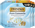 Twinings Pure Camomile Herbal Caffeine-Free Tea Bags, 50 CT Box (6 Pack)