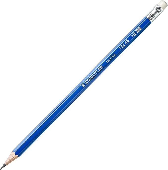 STAEDTLER Norica Pencil Set 50 Pencils + 50 Eraser Caps + Sharpener 24 Pack