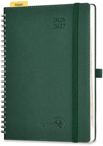 POPRUN Weekly Planner 2026-2027, 6.75" x 8.75" Academic Year Calendar Book