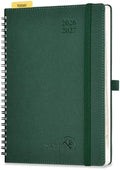 POPRUN Weekly Planner 2026-2027, 6.75" x 8.75" Academic Year Calendar Book
