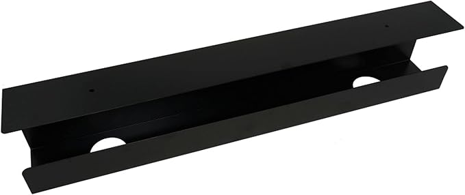 PROGRESSIVE AUTOMATIONS Under Desk Cable Tray Organizer - Black (DO-06-Black)