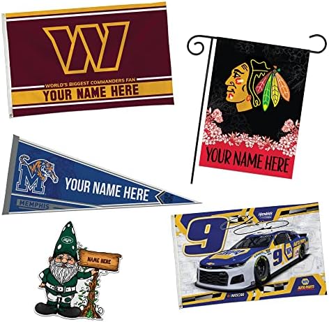NFL Rico Industries Standard 3' x 5' Banner Flag Single Sided - Indoor or Outdoor - Home Décor