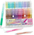 36 Colors Retractable Erasable Gel Pens Clicker,Fine Point 0.7mm Smooth Writing Pens,Cute Pens For Writing Journaling Taking Notes School Office Home.