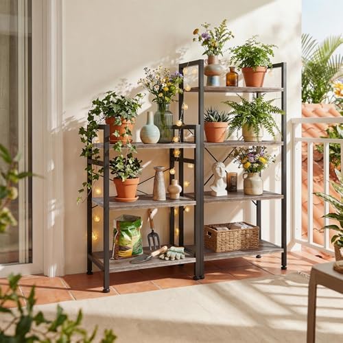 3 Tier Bookshelf, Free Standing Bookcase with Open Storage Shelves