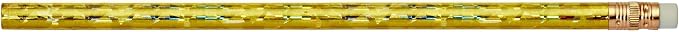 Pencil Guy Blank Glitz Round Pencils Gold