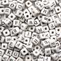 Colorations Jumbo Alphabet Beads, 260 Pieces, 10 of Each Letter | Ages 5+, Kindergarten+, A to Z Letter Beads, 1/2" Size, Kids Craft Projects, Jewelry Making, Hair Accessories, Key Chains