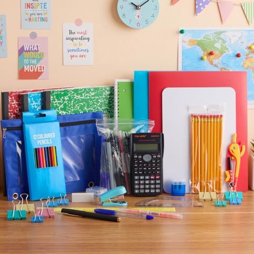 Watersay 77 Pcs Stationery Supplies Kit for Senior College