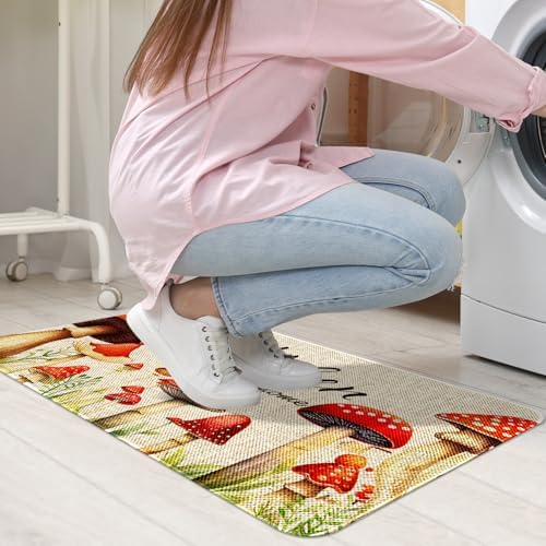 Kitchen Rugs and Mats,Washable Non-Slip Floor Mats Door Mat