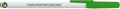 DISCOUNT PROMOS Custom Value Stick Pens Set of 10, Personalized Bulk Pack - Blue Ink, Great for Office, School, Business, Tradeshows, Events - Green Cap