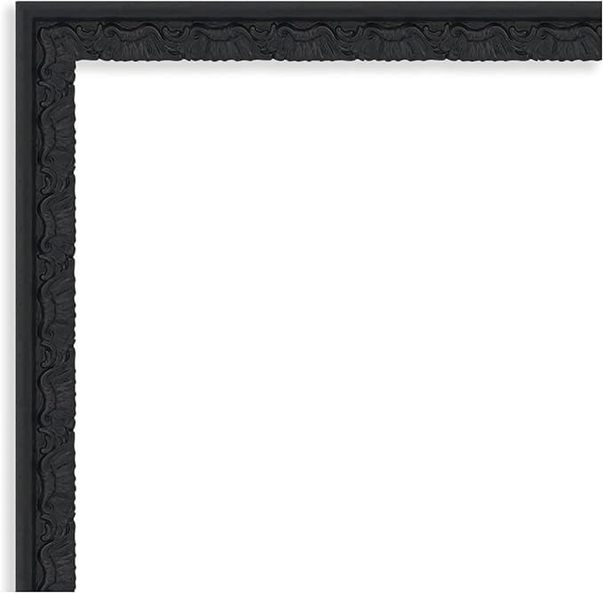 Amanti Art Black Framed Magnetic Board 22x26 Medium Vision Board for use with Magnets, 100% Metal Sheet to Display Items as Office Decor or for Home Organization in mudroom, Kitchen or Kids Room