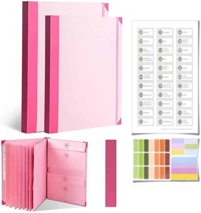 in Case I Die Binder Organizer with Labels, Emergency Information Folder for Important Documents, Life Planning Records Storage, Personal Family Planner for Home Preparedness and Peace of Mind