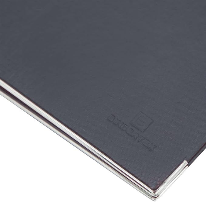 3-Ring Premium Binder - Dark Gray, 3" Spine, by Bindertek | 525 Sheet Capacity, 2" D-Rings, Linen-Textured Covers, Steel Reinforced Edges, Spine Label Included