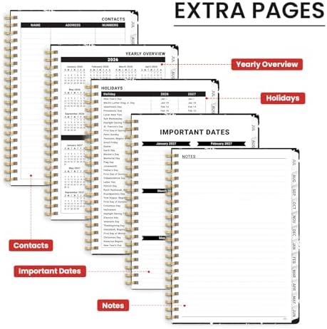 ZOTIA Planner 2026-2027 Weekly & Monthly Calendar Planner Jul 2026-Jun 2027