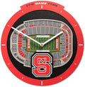 YouTheFan NCAA NC State Wolfpack StadiumView 3D Wall Clock