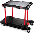 Rubbermaid Commercial Products Convertible Utility Cart/Platform Truck Combination 400 lb. Capacity Black for Warehouse/Garage/Cleaning/Maintenance